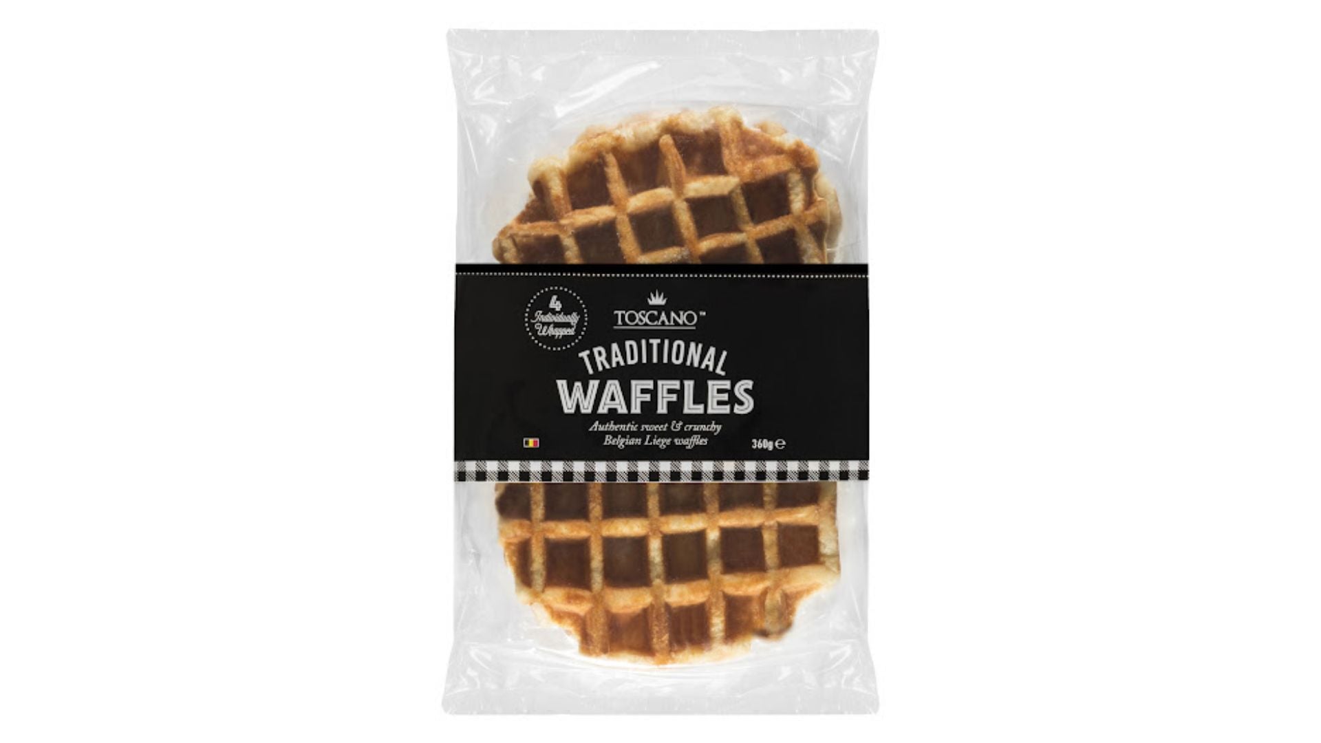 Toscano Waffles Traditional 4 Pack 360g