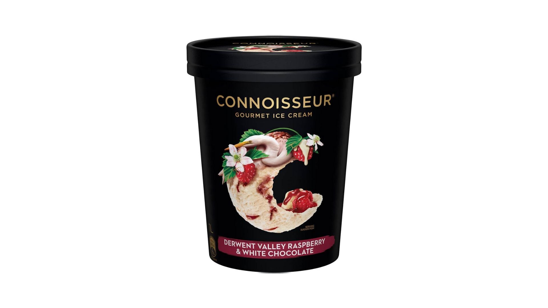 Derwent Valley Raspberry Connoisseur Derwent Valley Raspberry & White Chocolate Ice Cream 1L ...