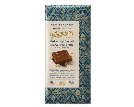 Whittaker's Creamy Chocolate Sea Salt Caramel 100g