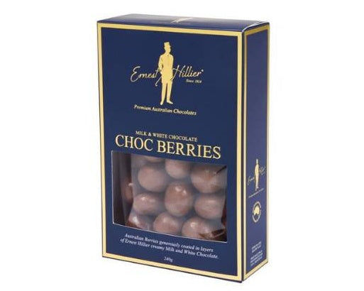 Ernest Hillier's Milk & White Chocolate Berries 240g