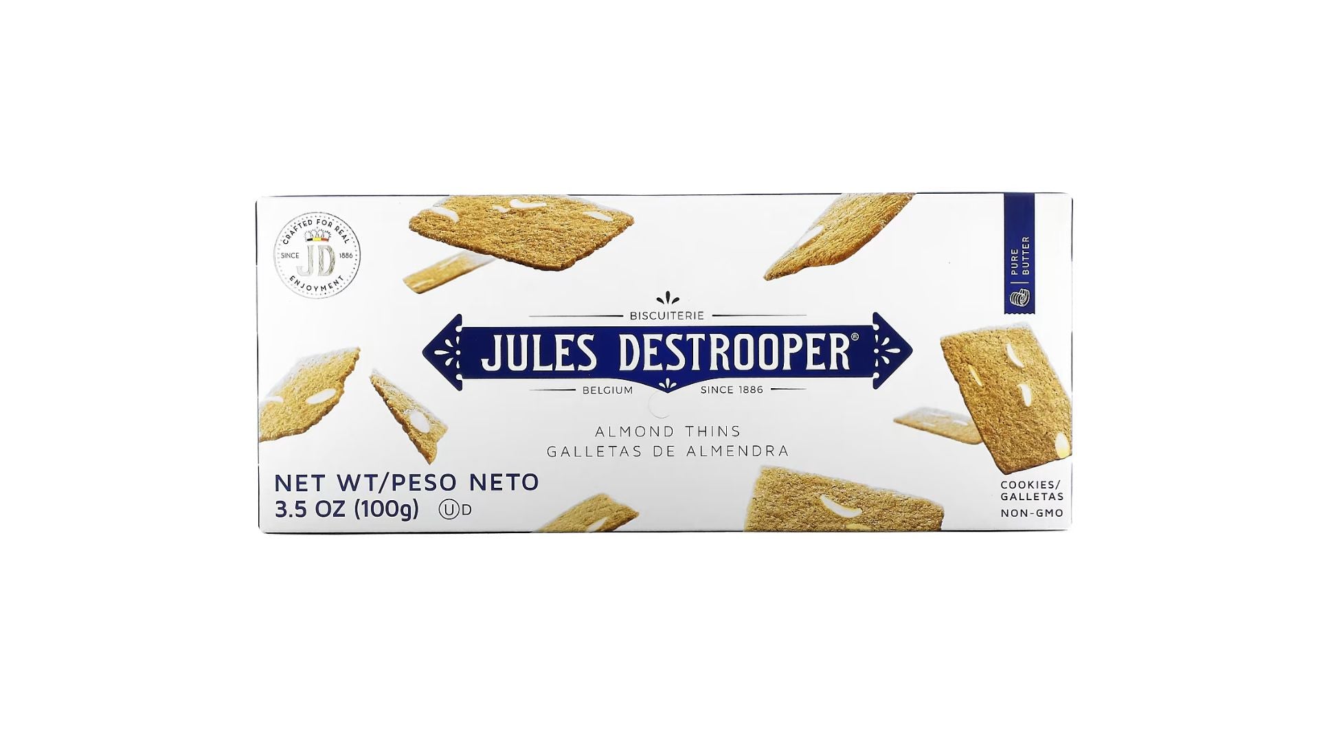 Jules Destrooper Almond Thins 100g