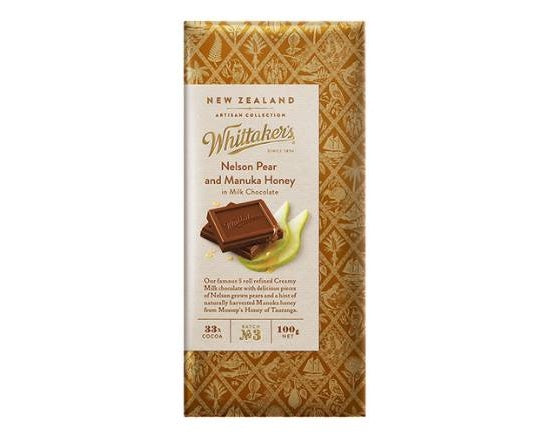 Whittaker's Creamy Chocolate Pear & Honey 100g