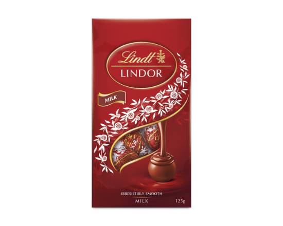 Lindt Lindor Milk Chocolate Pouch 125g