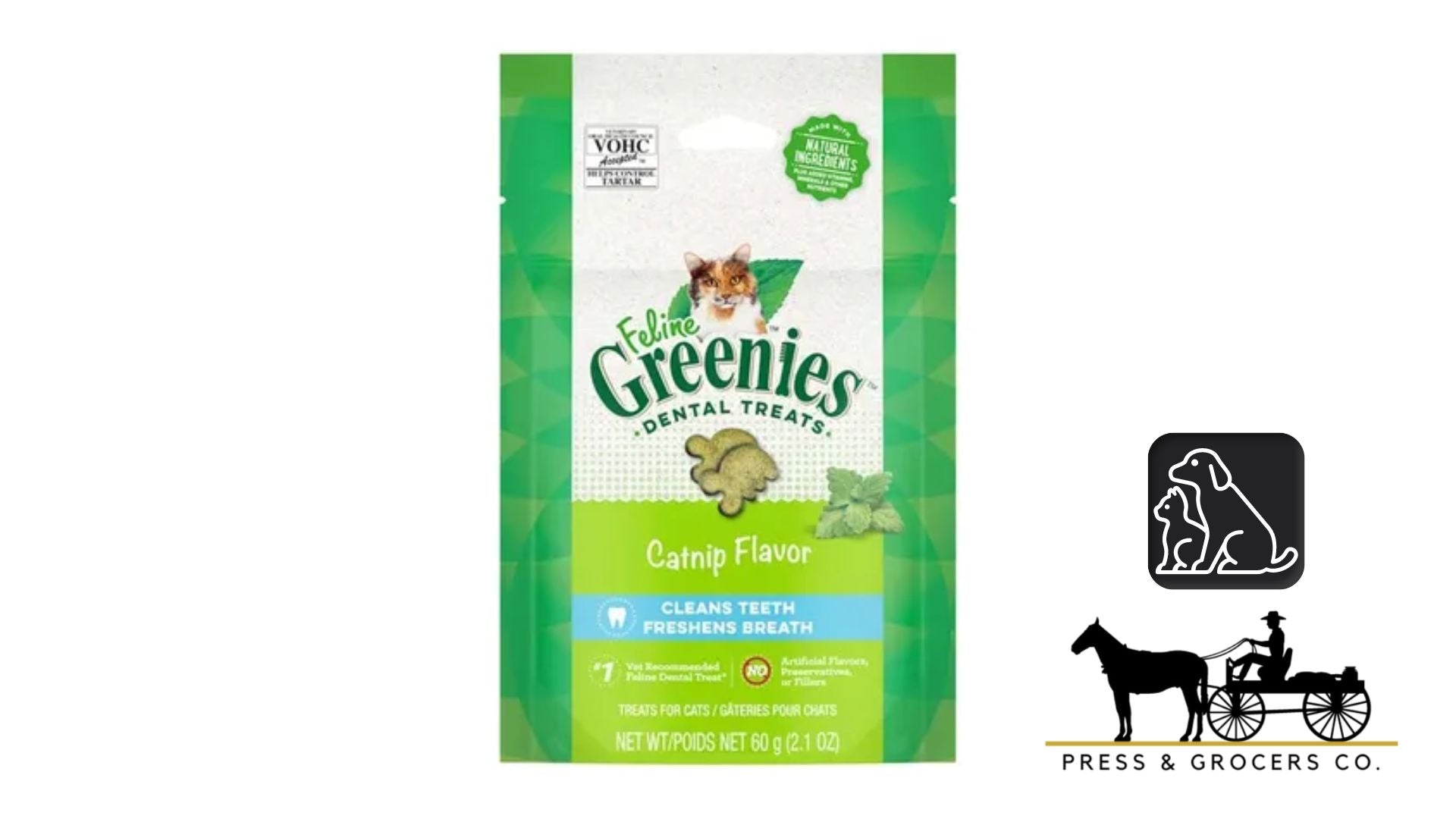 Greenies Cat Treat Catnip Flavour 60g