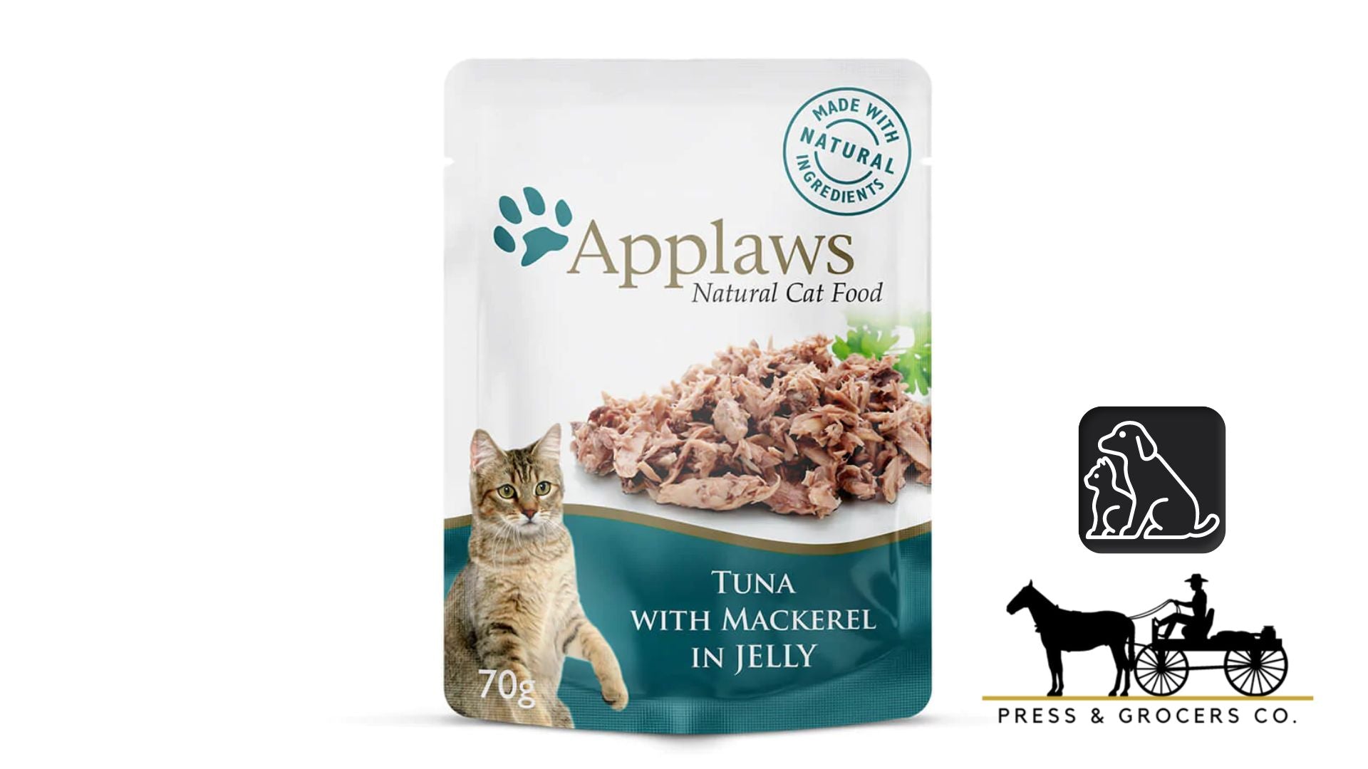 Applaws Broth Tuna & Mackerel in Jelly 70g