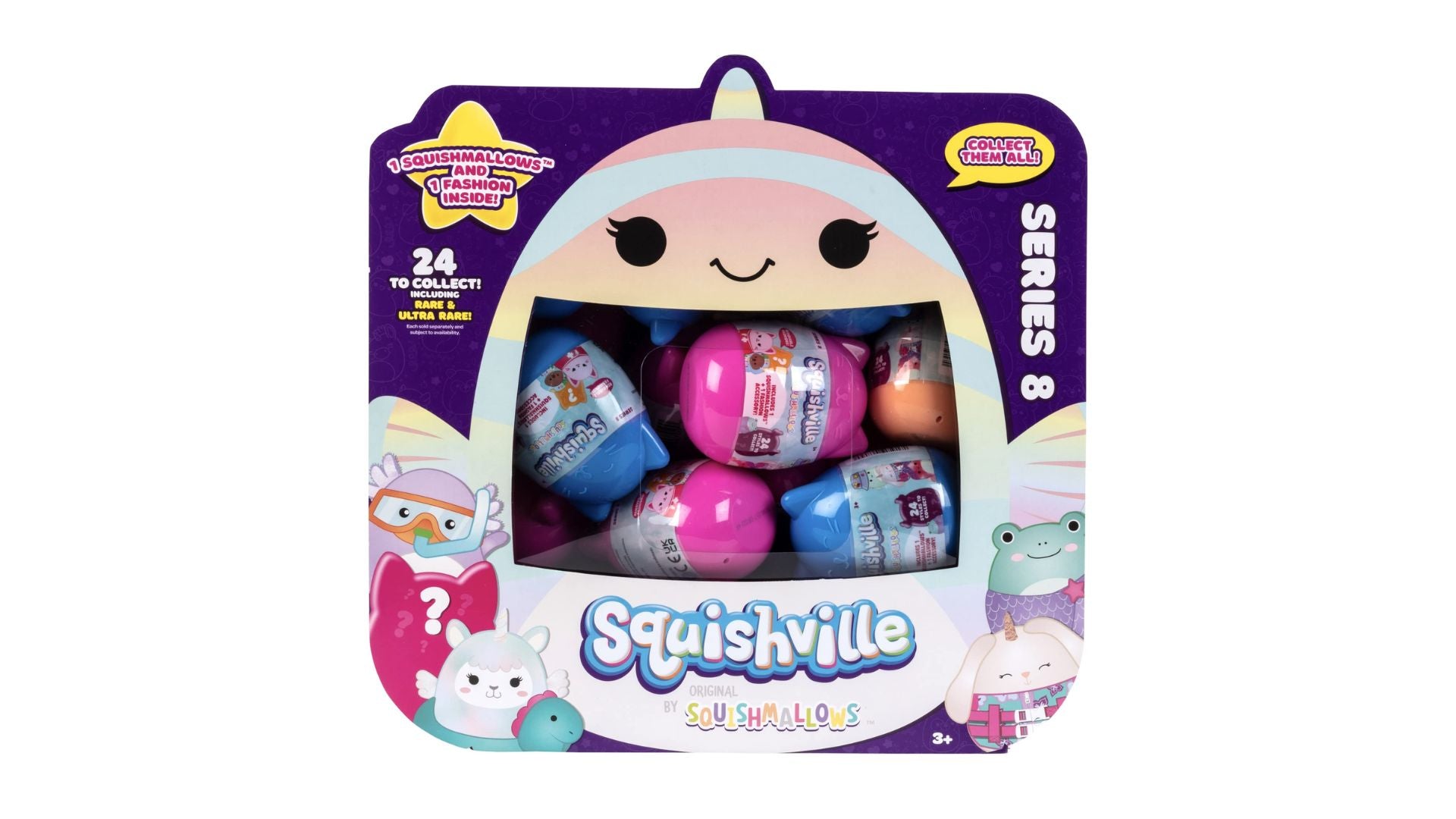 Squishmallows Squishville Mystery Mini Plush W8 Assorted 1pc