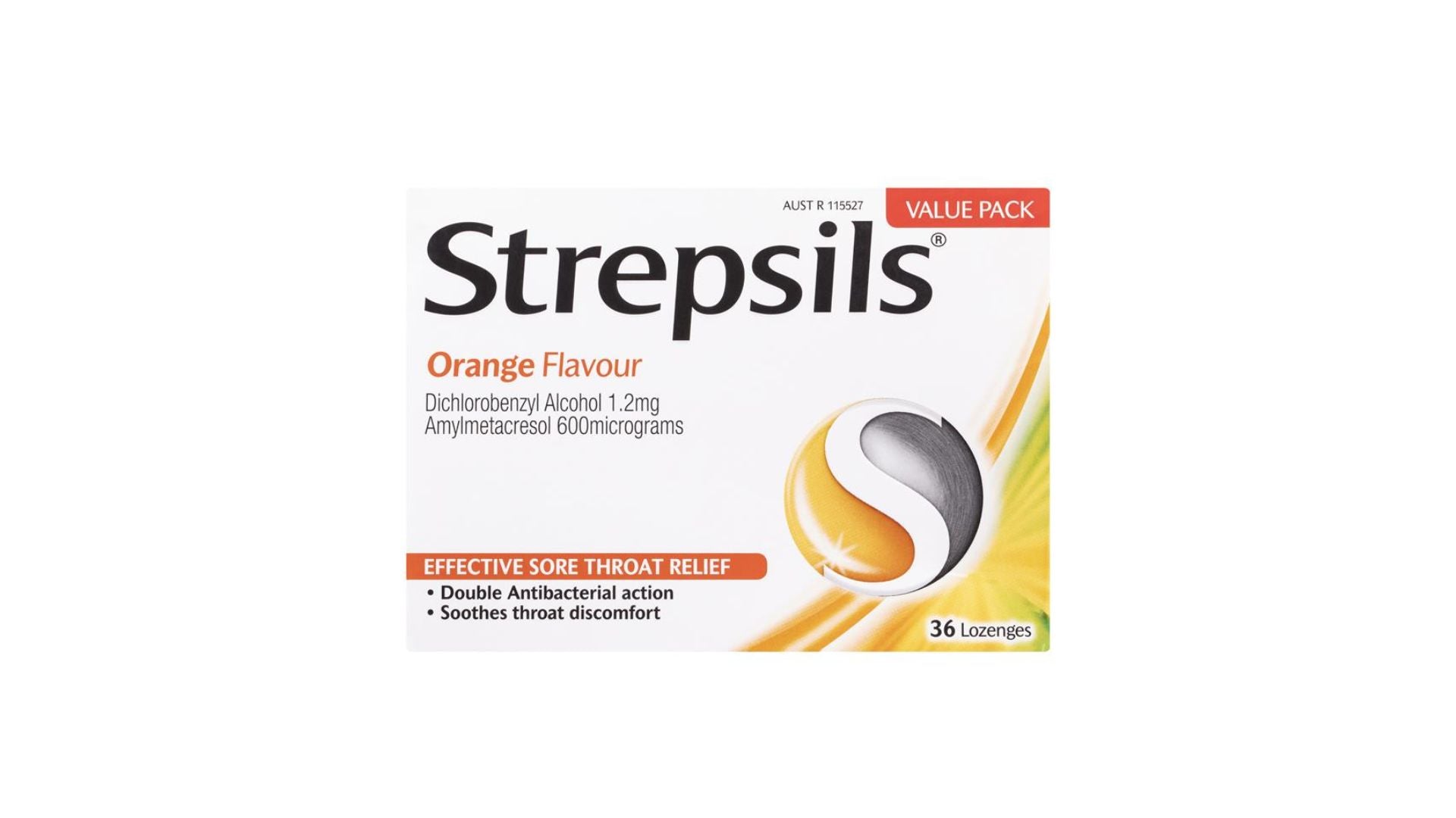 Strepsils Orange - 16 Lozenges